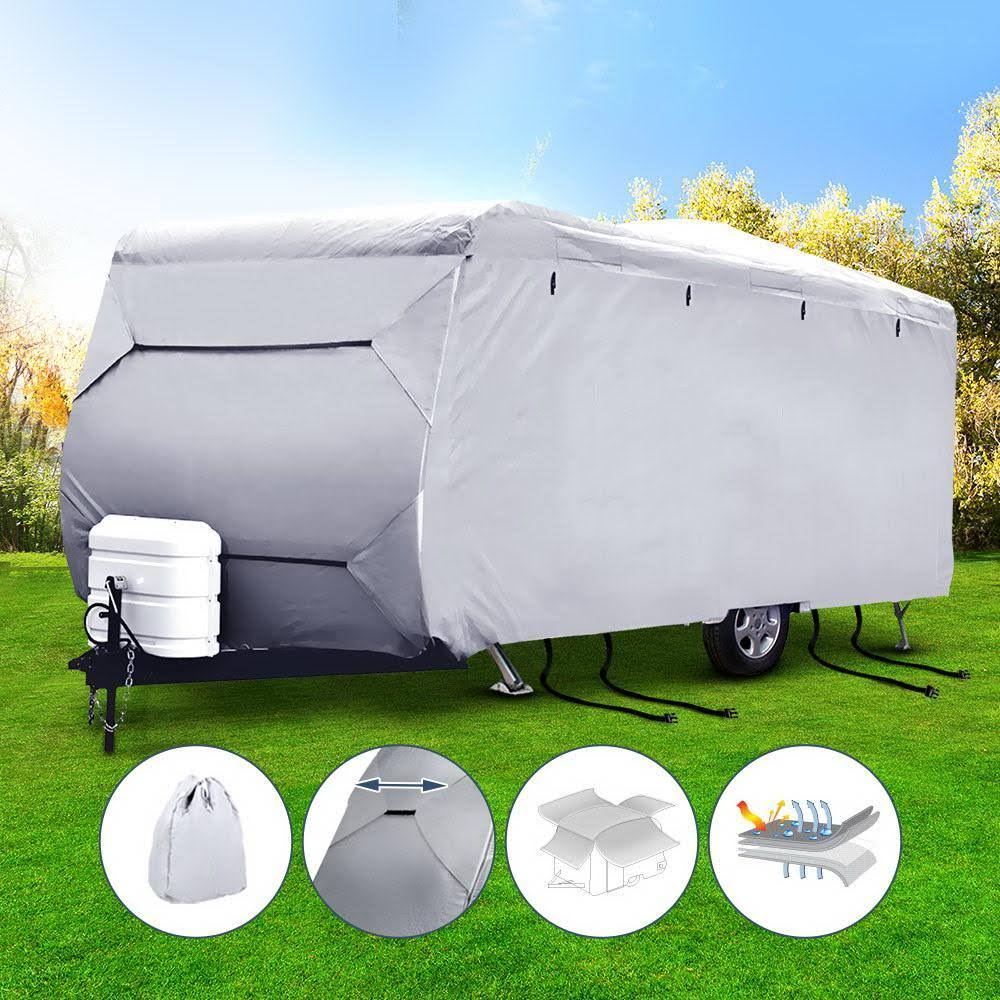 14-16ft Caravan Cover Campervan 4 Layer UV Water A35523