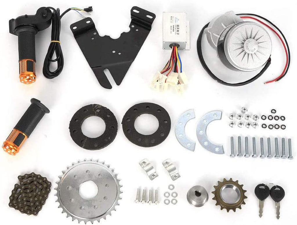 Electric Conversion Kit 24V 250W E-Bike Bicycle Brush Drive Motor Lift Chain Freewheel Customized Sprocket Q8032