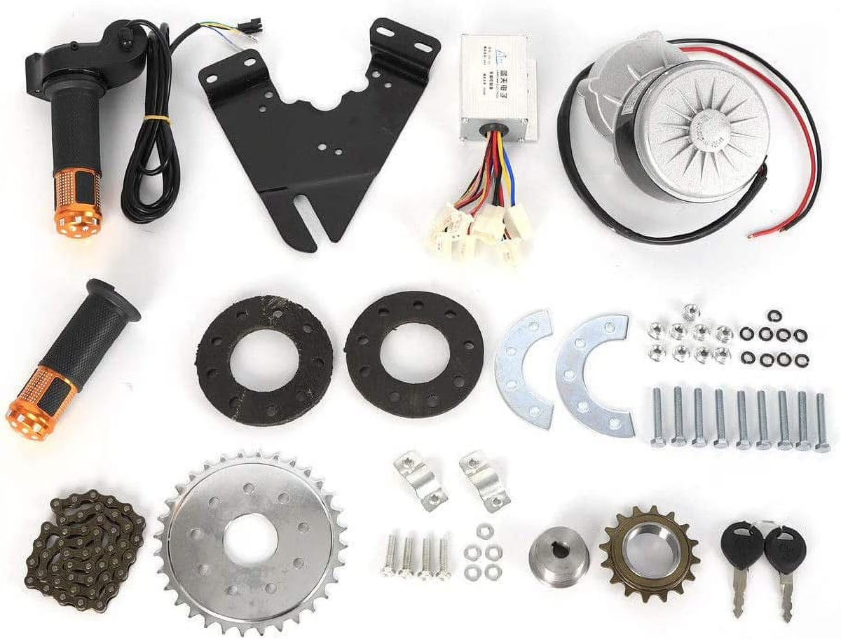 Electric Conversion Kit 24V 250W E-Bike Bicycle Brush Drive Motor Lift Chain Freewheel Customized Sprocket Q8032
