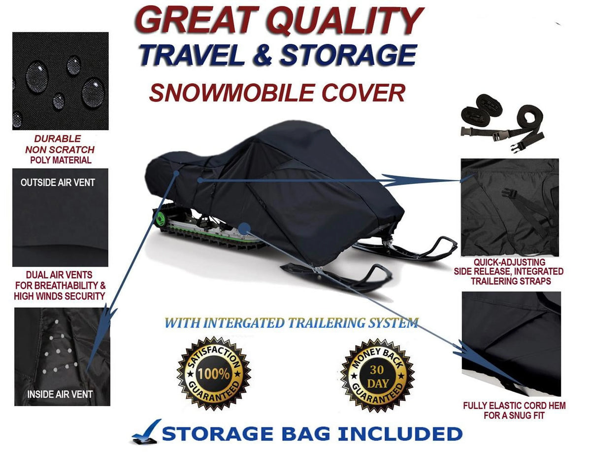 300D Snowmobile Travel and Storage Cover U5258