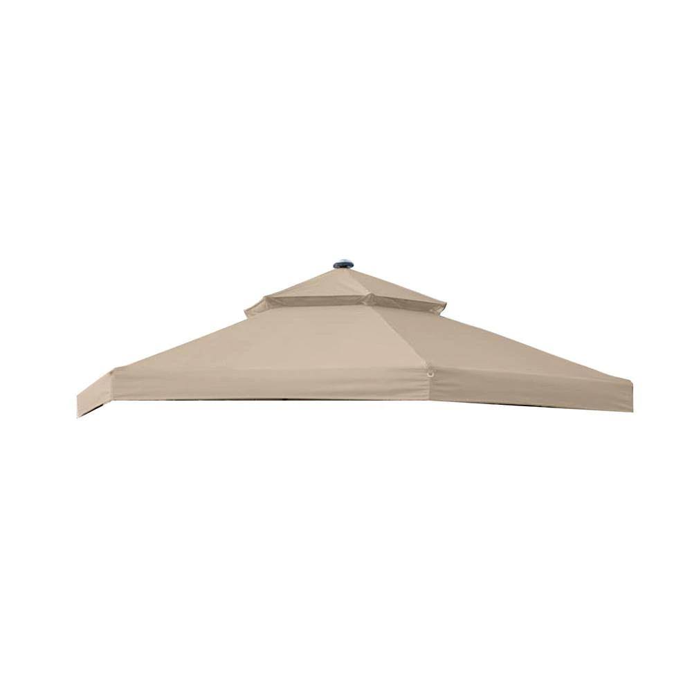 Hexagon Solar Gazebo Replacement Canopy V25791