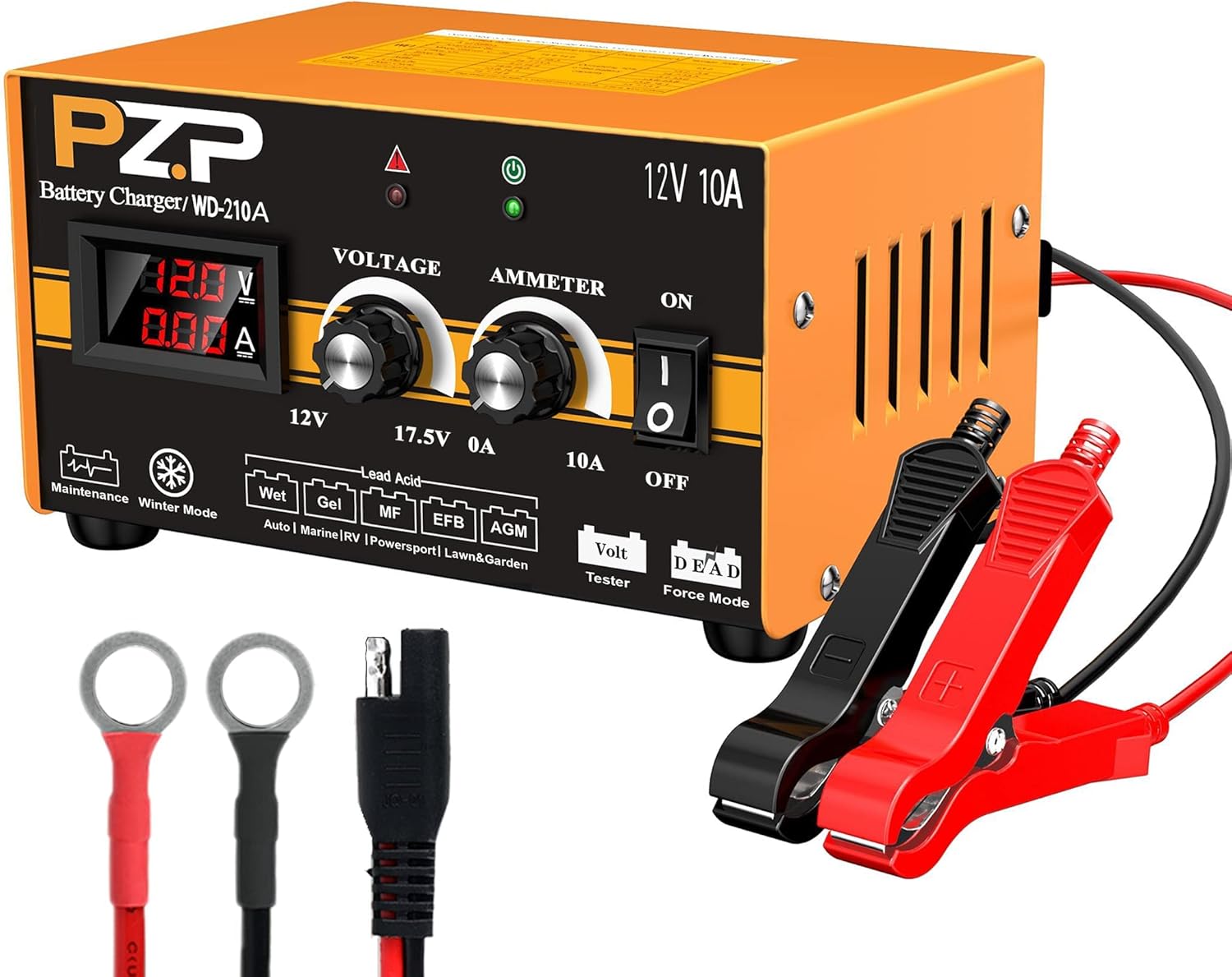 12v Automatic Battery Charger Maintainer L92869