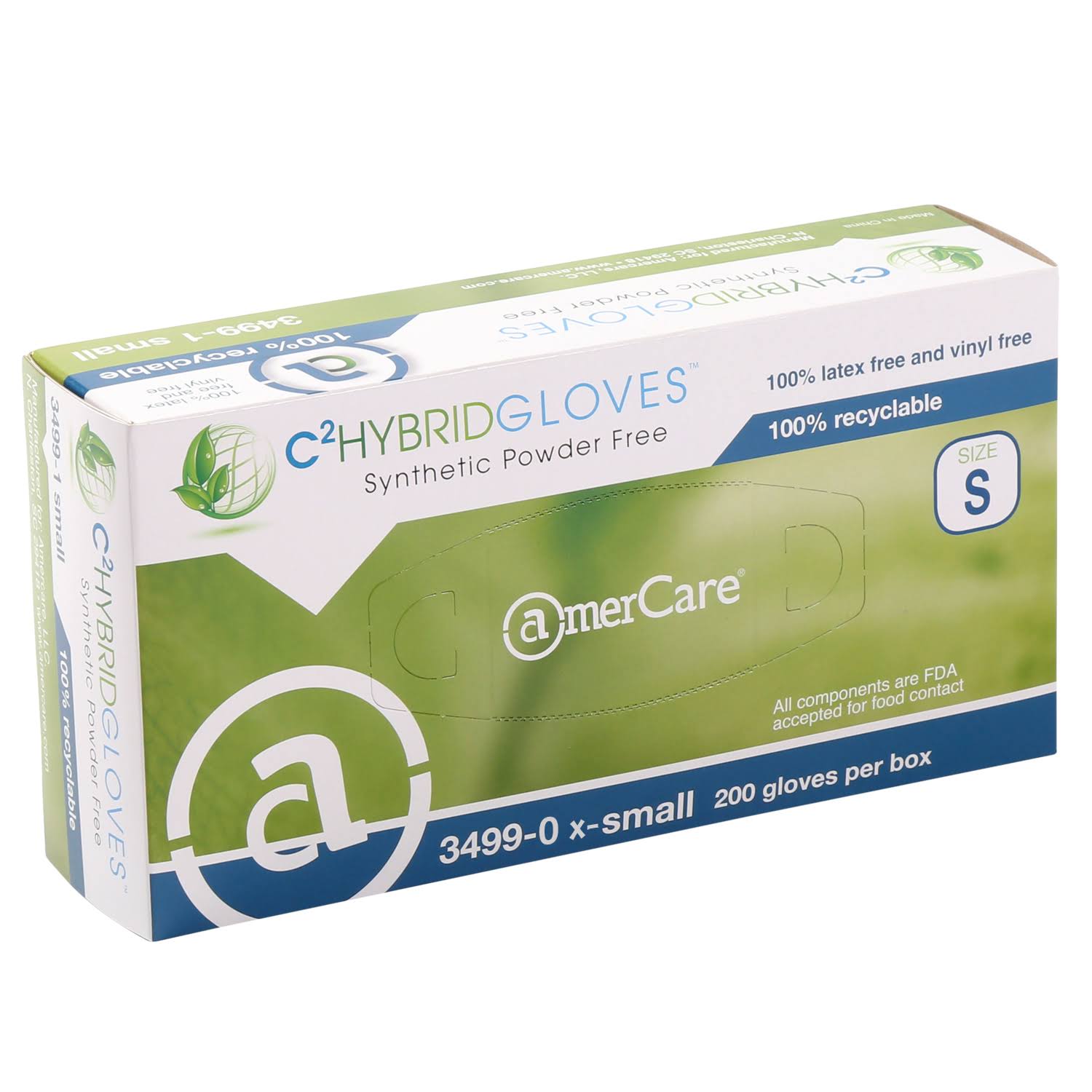 XX-Large Powder Free Hybrid Gloves, Case of 900 O82077