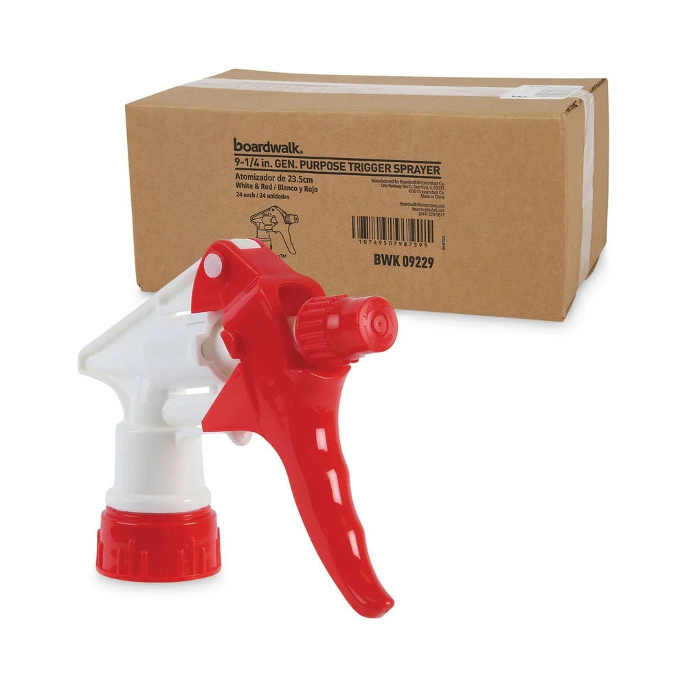 9.25 in. Tube Trigger Sprayer for 32 oz. Bottles - Red/White H541124