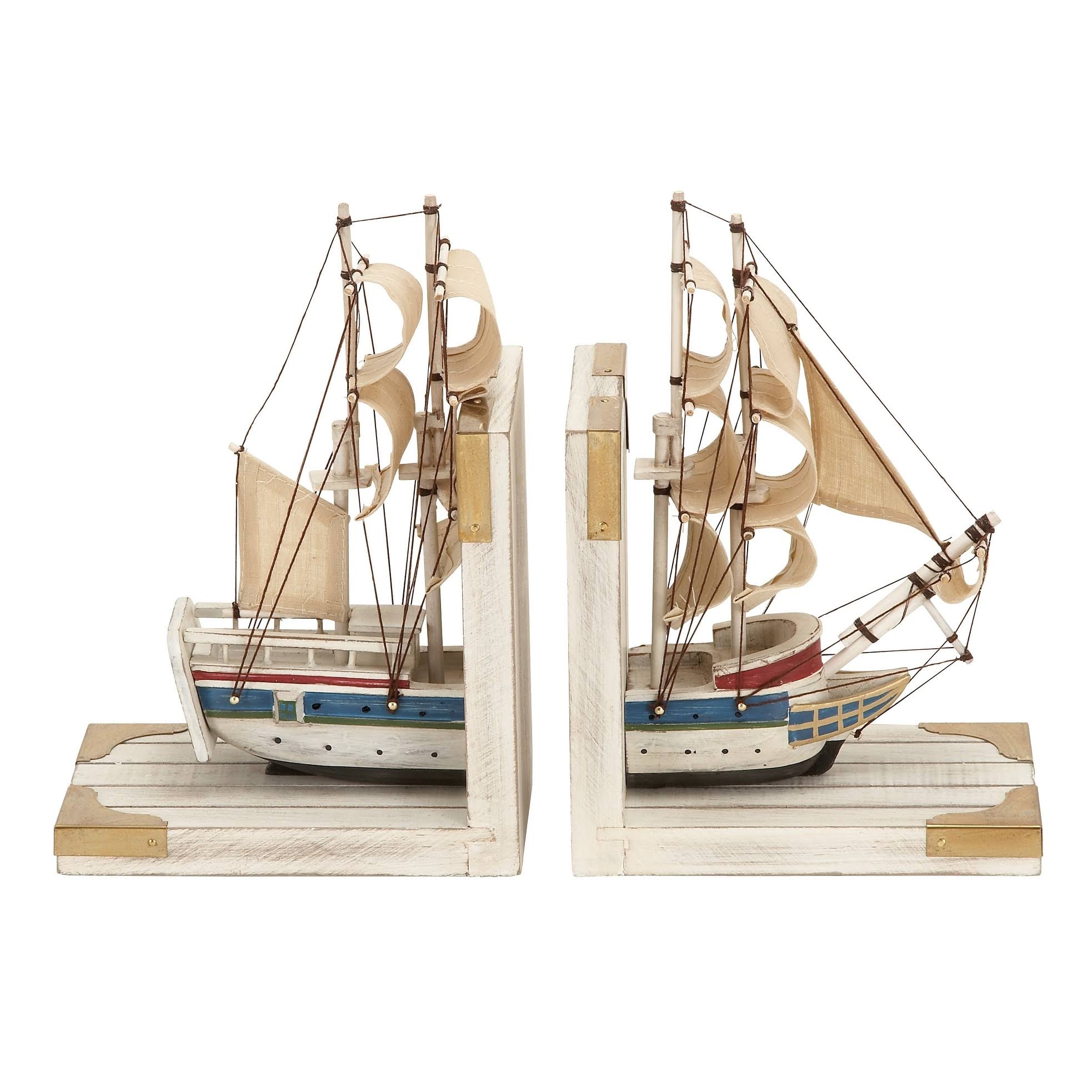 Nautical Trade Ship Book Ends K16139
