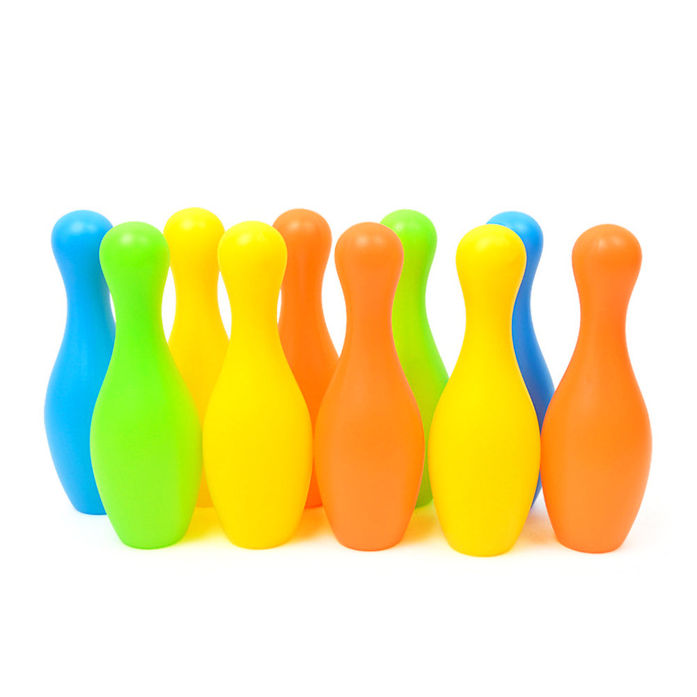 Colorful Bowling Pins Balls Indoor Puzzle Game Kids Educational Toy L735282