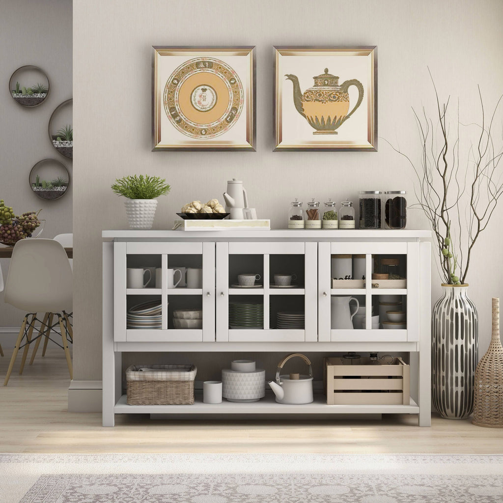 Black Contemporary Buffet Table M7483