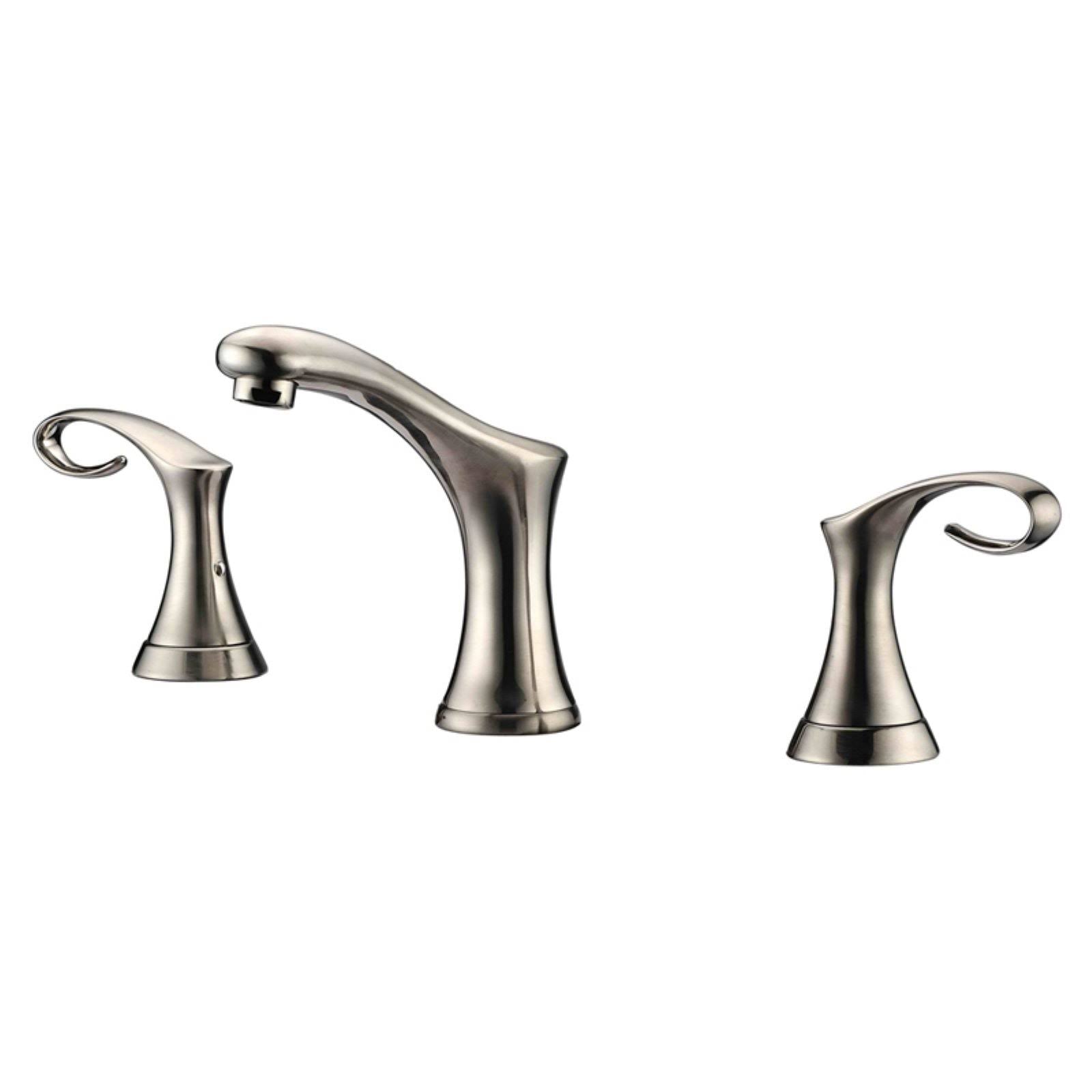 3-Hole 2-Handle Widespread Lavatory Faucet, Brushed Nickel Z754