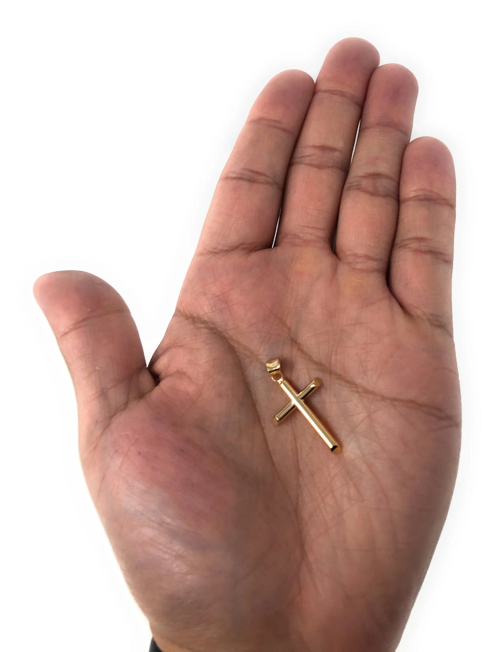 14K Yellow Gold Cross Pendant M5026