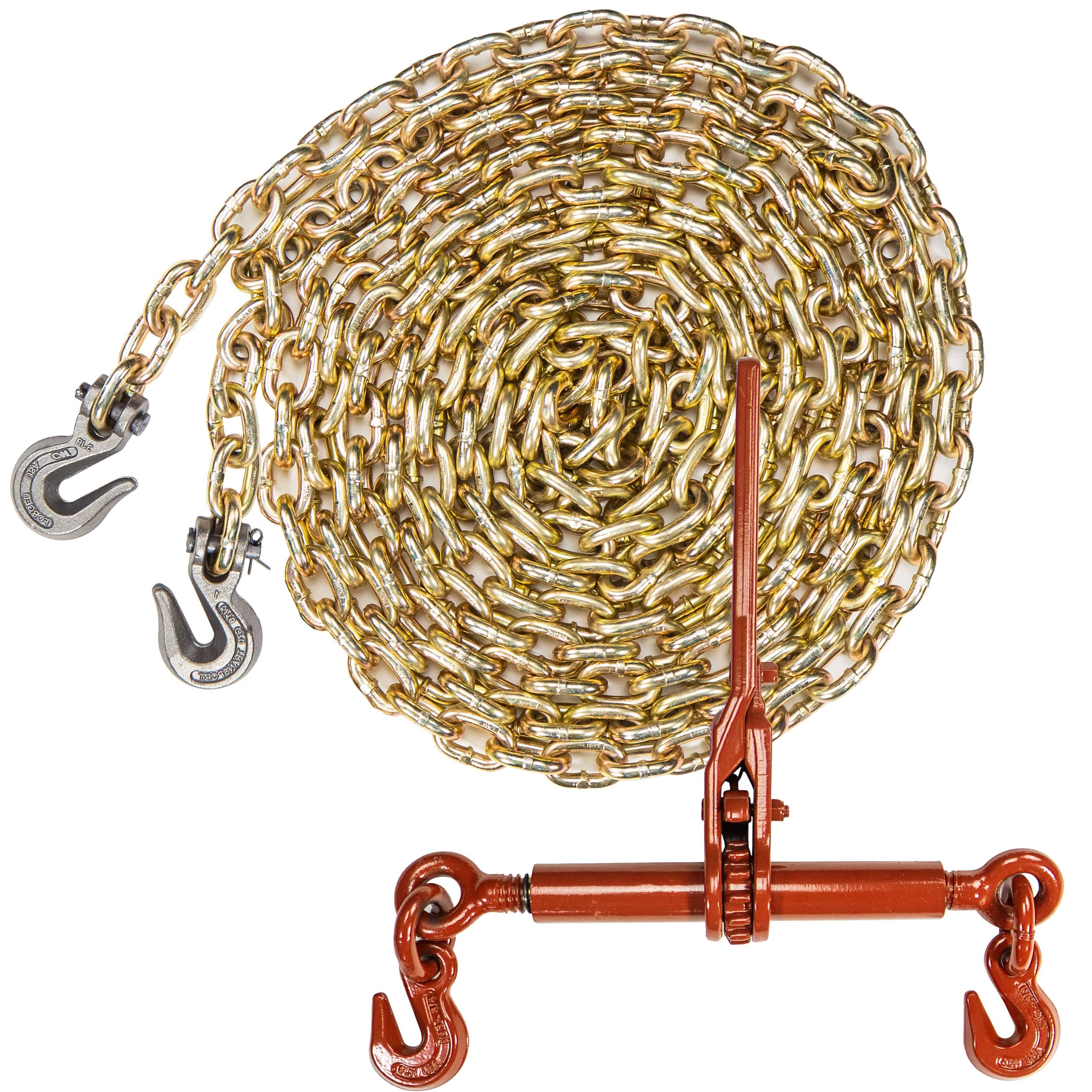 Grade 70 5/16x22 x 25& Chain - Ratchet Chain Binder H2317