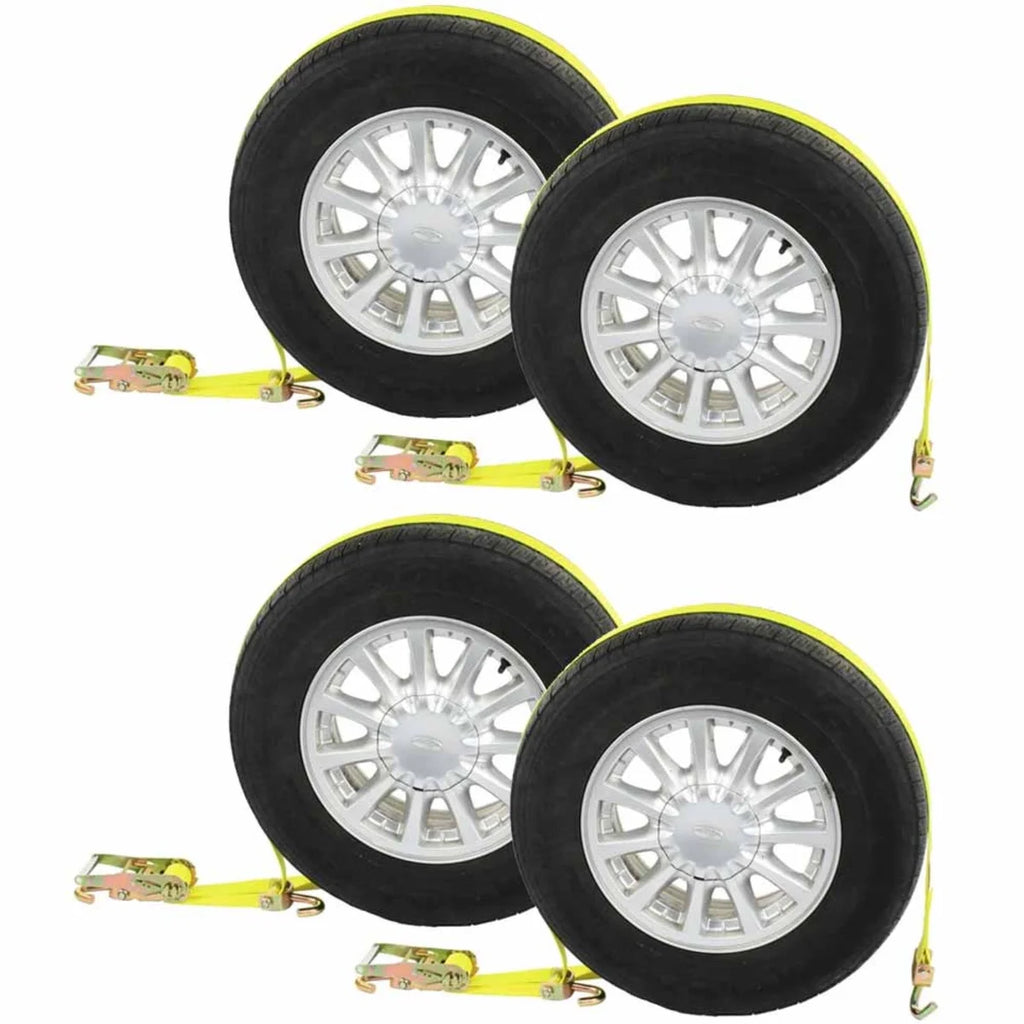 4 Pack Wheel Strap with Ratchet Y46916