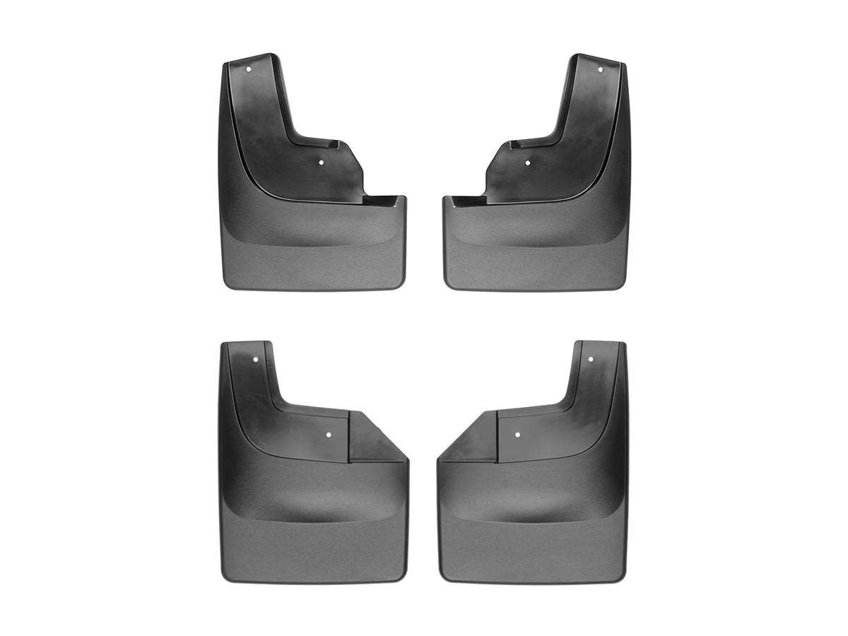 Black Splash Guard MudFlaps for Ford F-150 Raptor W191