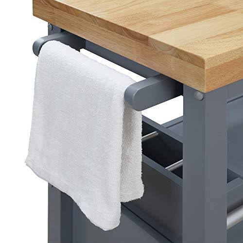 Gray Kitchen Cart B1310