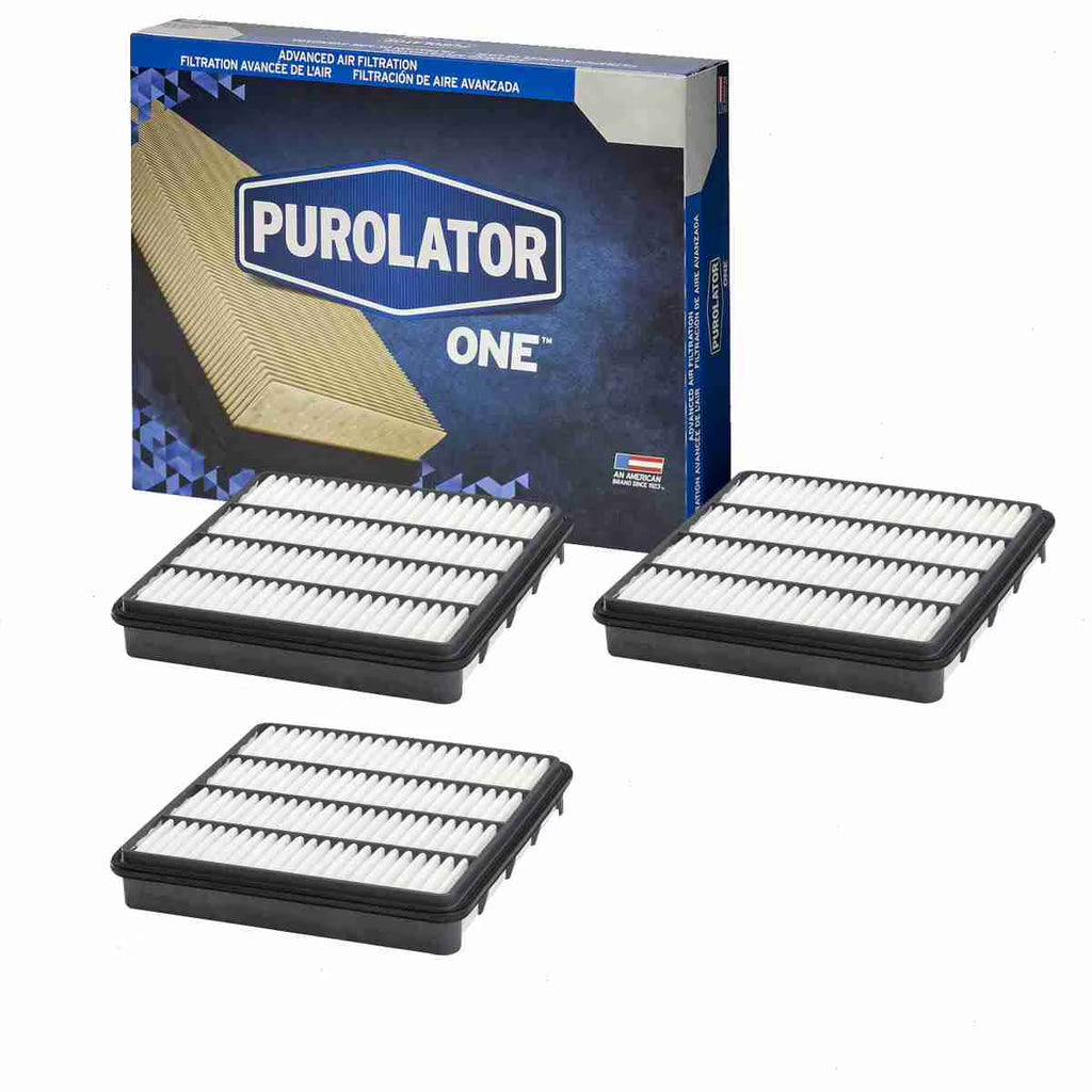 3 pc Air Filters for Intake Inlet Manifold Fuel Delivery P950465