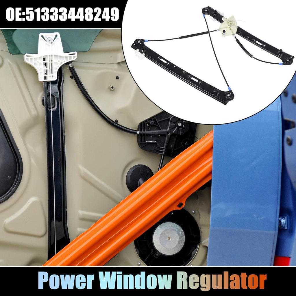 Power Window Regulator without Motor Front Left Driver Side Pack of 2 G933
