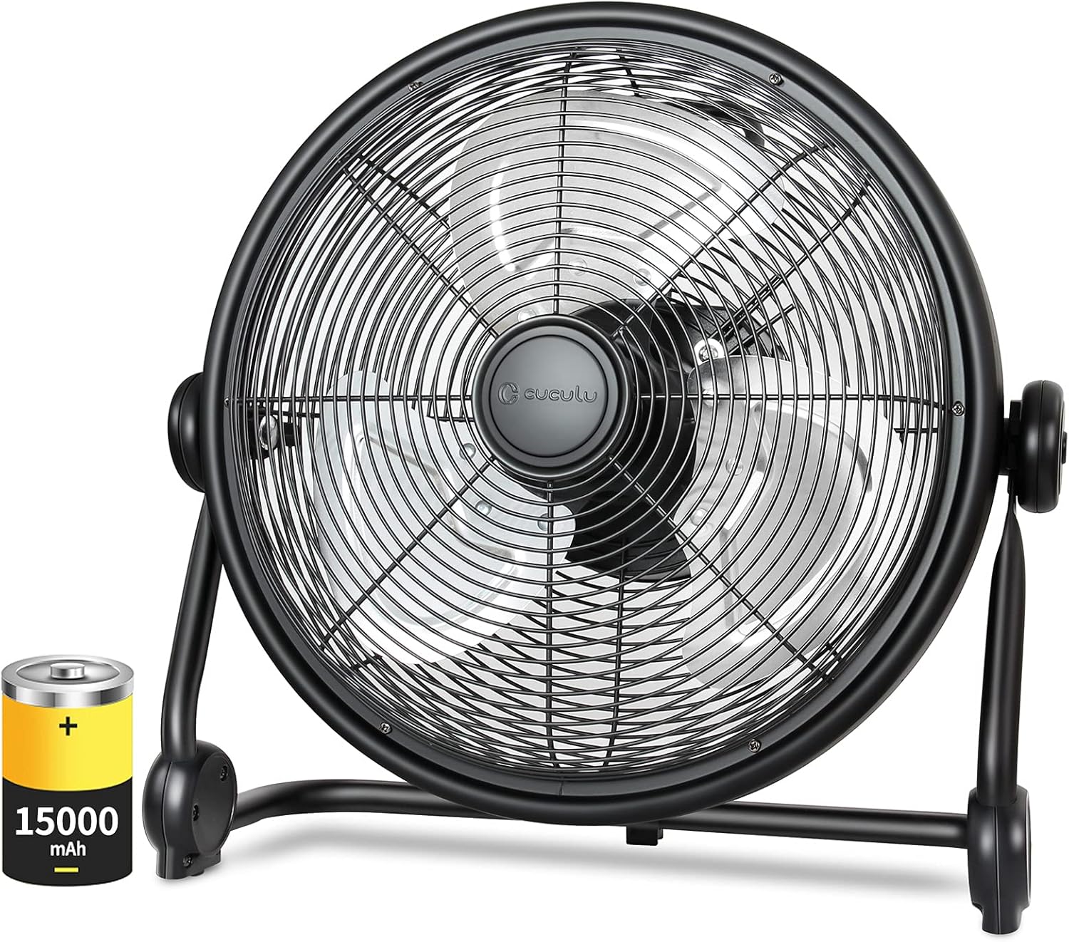 15000mAh 12'' Cordless Metal Blade Portable Fan Q3511