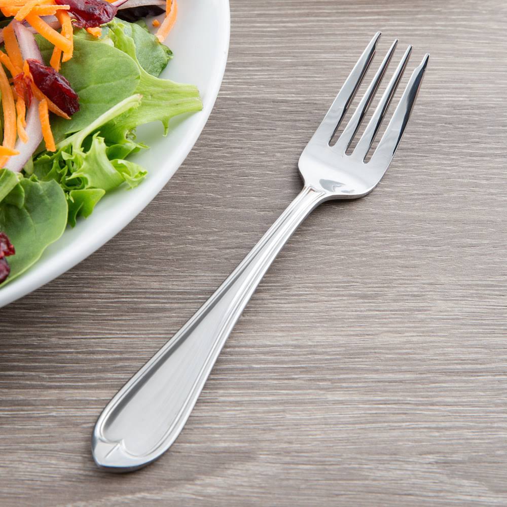 Antique 18/0 Stainless Salad Fork U77408
