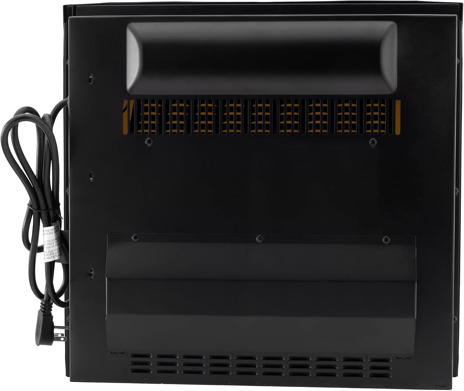 Recessed Electric Fireplace with Glass Log View, 110 Volt O457959