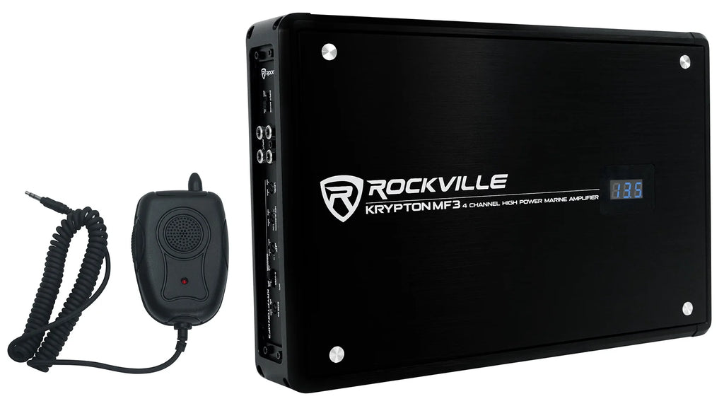 Dual 6.5" Wakeboards, 6.5" Speakers, 4-Channel Amplifier, Amp Kit X741