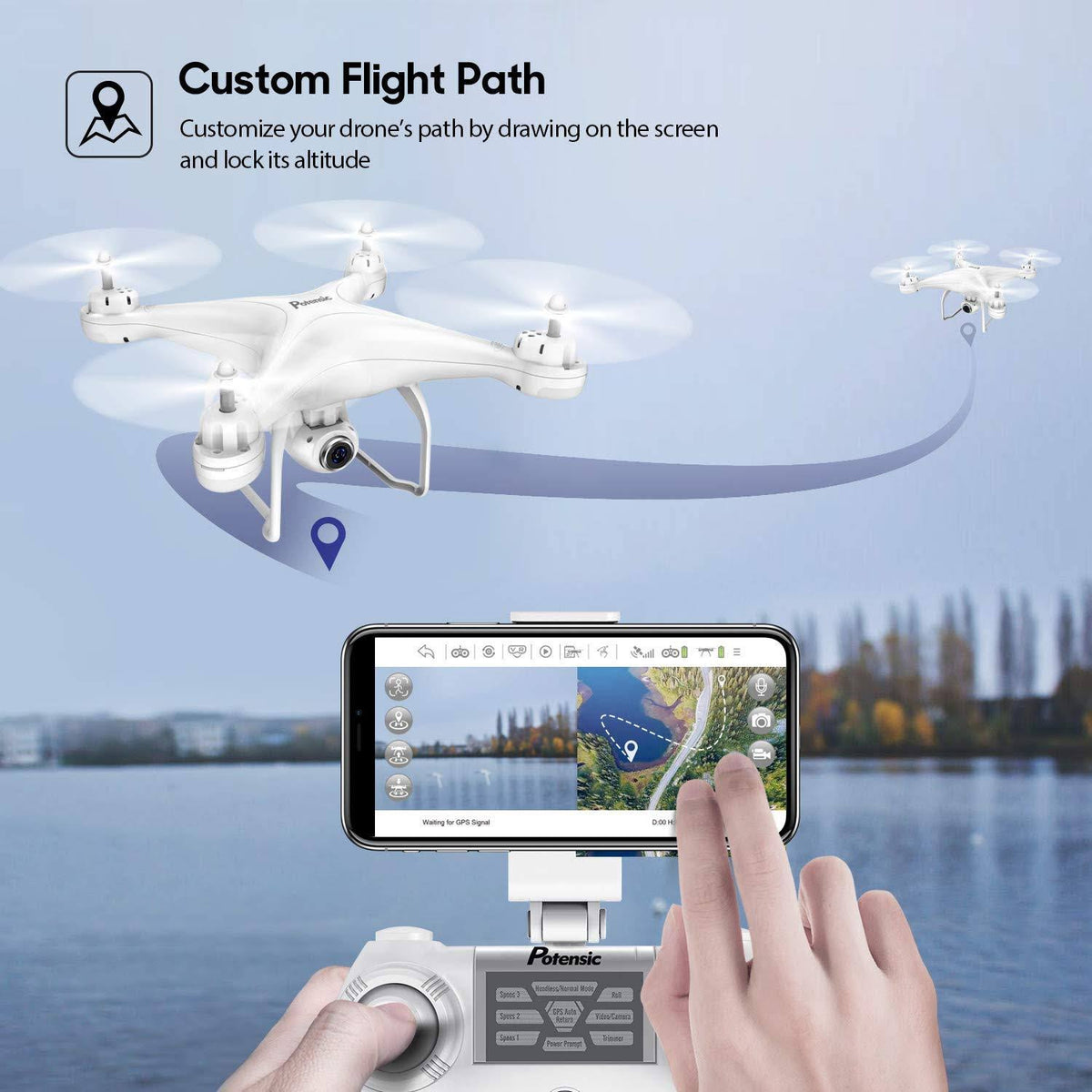 T25 GPS Drone with Camera 1080p HD WiFi P347223